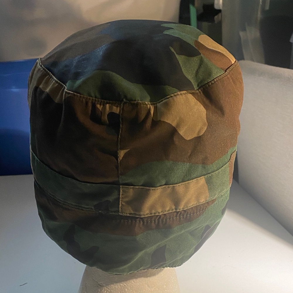 Camouflage Military Style Cap Hat Ear Flap Fitted size 7 1/4 - Picture 3 of 5